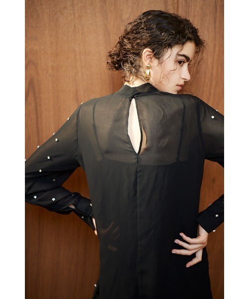 Estella.K(エステラケー)の「Odyssey Dress Set ラインストーンミニドレスSET(ワンピース・レディース・ブラック・FREE)」の8枚目の写真