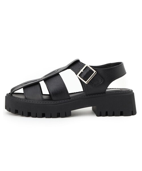 DRESSTERIOR(ドレステリア)の「Dhyana.(ディアナドット)ボリュームソールグルカサンダル 990556(サンダル・レディース・ブラック・75/65)」の3枚目の写真