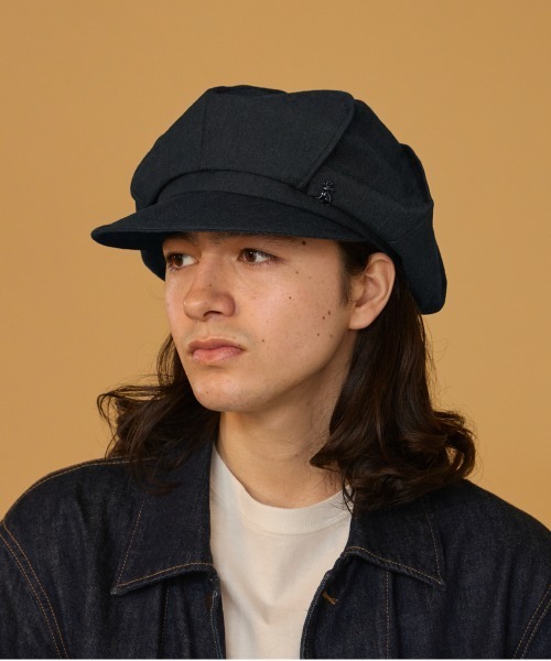 arth（アース）の「arth  Wo/Li Tuck Cas / アース（キャスケット・メンズ・ダークグレー/イエロー・58cm/60cm）」の3枚目の写真