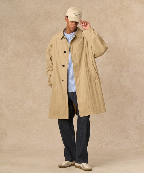 MEN'S NYLON TUSSER BAL COLLAR COAT（ステンカラーコート