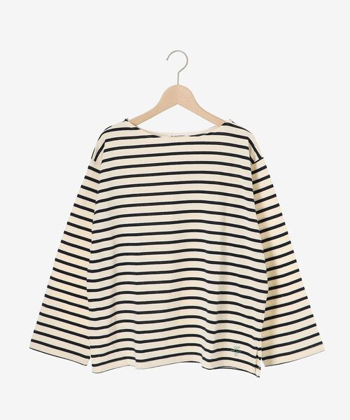 le.coeur blanc（ルクールブラン）の「バスクボーダーロンT（Tシャツ/カットソー・レディース・レッド系その他2/イエロー系その他/ブルー系その他2/ブルー系その他3/ブルー系その他4・38）」の21枚目の写真