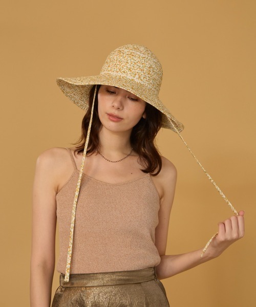 arth（アース）の「arth  Flower Braid Capeline / アース（ハット・レディース・イエロー/ネイビー・M/57.5cm）」の17枚目の写真