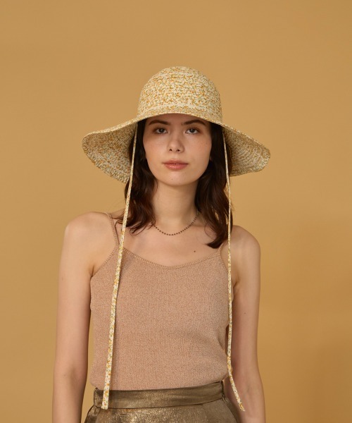 arth（アース）の「arth  Flower Braid Capeline / アース（ハット・レディース・イエロー/ネイビー・M/57.5cm）」の18枚目の写真