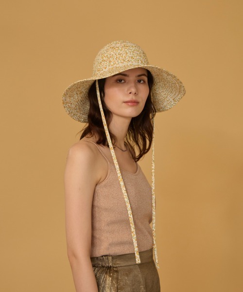 arth（アース）の「arth  Flower Braid Capeline / アース（ハット・レディース・イエロー/ネイビー・M/57.5cm）」の20枚目の写真