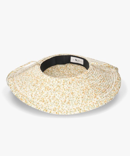 arth（アース）の「arth  Flower Braid Capeline / アース（ハット・レディース・イエロー/ネイビー・M/57.5cm）」の9枚目の写真