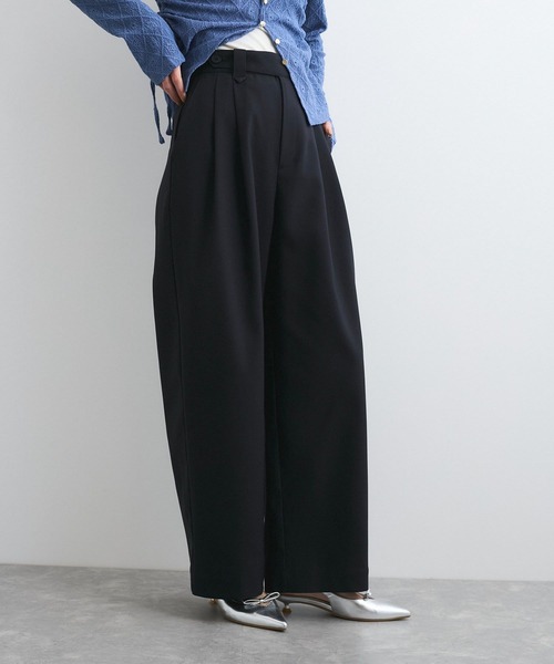 VIS（ビス）の「【洗える/防シワ】チノライクグルカワイドパンツ（その他パンツ・レディース・ベージュ/ネイビー/カーキ・S/M）」の10枚目の写真