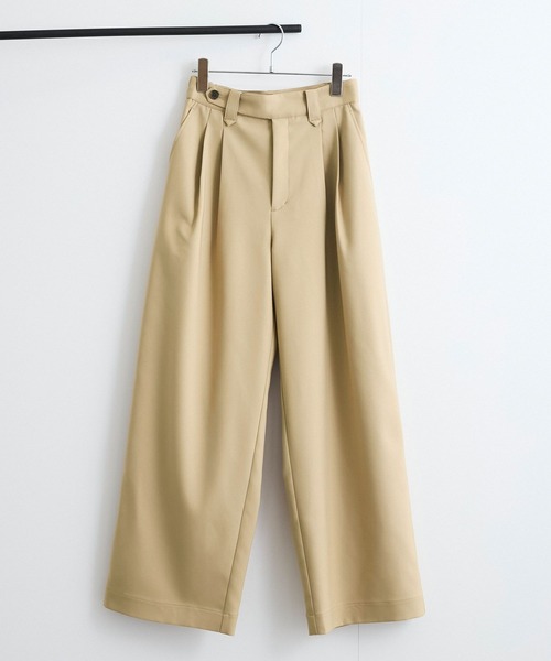 VIS（ビス）の「【洗える/防シワ】チノライクグルカワイドパンツ（その他パンツ・レディース・ベージュ/ネイビー/カーキ・S/M）」の15枚目の写真