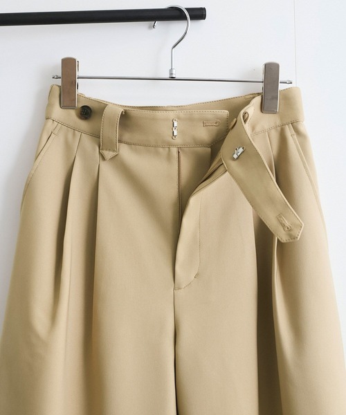 VIS（ビス）の「【洗える/防シワ】チノライクグルカワイドパンツ（その他パンツ・レディース・ベージュ/ネイビー/カーキ・S/M）」の20枚目の写真
