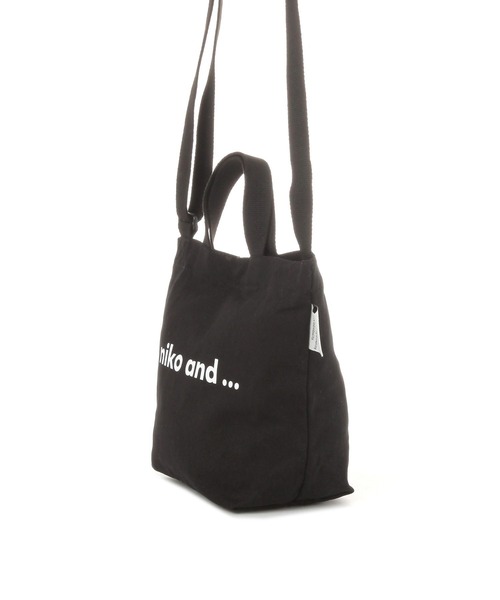 niko and...(ニコアンド)の「オリジナルニコロゴショルダーバッグM(トートバッグ・レディース・ホワイト/ブラック/パープル・0)」の20枚目の写真
