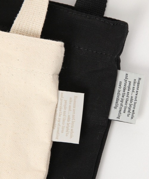 niko and...(ニコアンド)の「オリジナルニコロゴショルダーバッグM(トートバッグ・レディース・ホワイト/ブラック/パープル・0)」の10枚目の写真