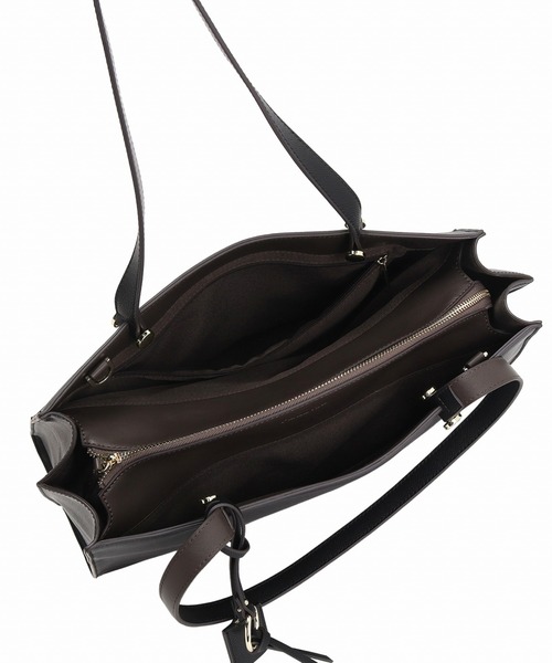 Jewelna Rose(ジュエルナローズ)の「セイディ・トートバッグ A4サイズ 16144(トートバッグ・レディース・アイボリー/グレイッシュベージュ/ブラック/スモークピンク・FREE)」の18枚目の写真