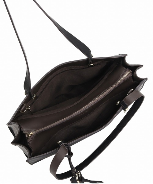 Jewelna Rose(ジュエルナローズ)の「セイディ・トートバッグ A4サイズ 16144(トートバッグ・レディース・アイボリー/グレイッシュベージュ/ブラック/スモークピンク・FREE)」の19枚目の写真