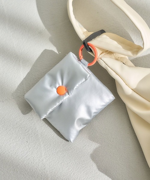 studio CLIP（スタディオクリップ）の「中綿ポーチカラビナチャーム（その他雑貨・レディース・ライトブルー/その他2/グリーン/ピンク・FREE）」の4枚目の写真