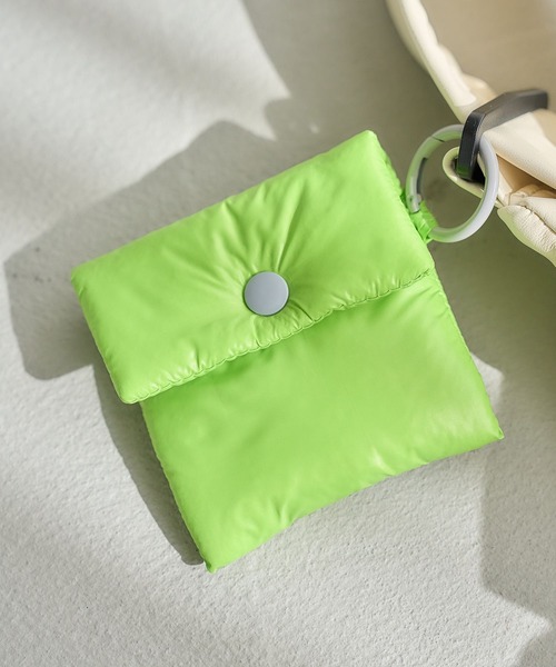 studio CLIP（スタディオクリップ）の「中綿ポーチカラビナチャーム（その他雑貨・レディース・ライトブルー/その他2/グリーン/ピンク・FREE）」の2枚目の写真