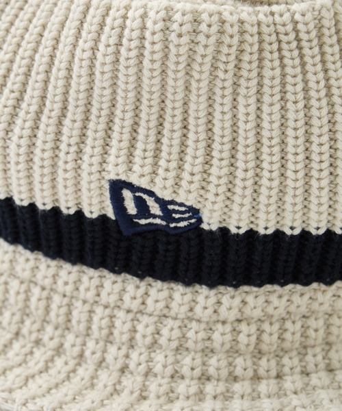 NEW ERA（ニューエラ）の「MILKFED. × NEWERA BAR KNIT HAT（ハット・レディース・オフホワイト/ブラック・ONE SIZE）」の16枚目の写真