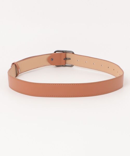 florist（フローリスト）の「【メンズ・レディース兼用】艶消しシルバーバックルレザーライクワイドベルト（ベルト・レディース・モカ/ブラック/ホワイト/キャメル・ONESIZE）」の8枚目の写真