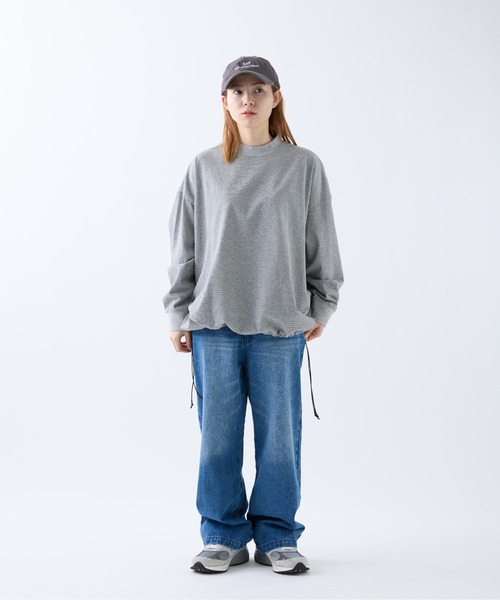 BORDERS ストライプバルーンスリーブTシャツ 36 BORDER BALLOON TEE L/S / ボーダーバルーンTEE ロングスリーブ
