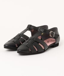 「YOSUKE/ヨースケ」日本製ベルティッドレザーパンプス