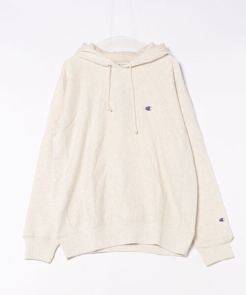 Champion(チャンピオン)の「【Champion】C3-Y131 RW HOODED SWEATSHIRT/フーディー/リバースウィーブ/チャンピオン(Tシャツ/カットソー・メンズ・オリーブ/グレー/オートミール/ブラック/ネイビー・L/XL/M)」の3枚目の写真