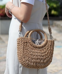 2WAY セミサークルミニカゴバッグ/ショルダーバッグ