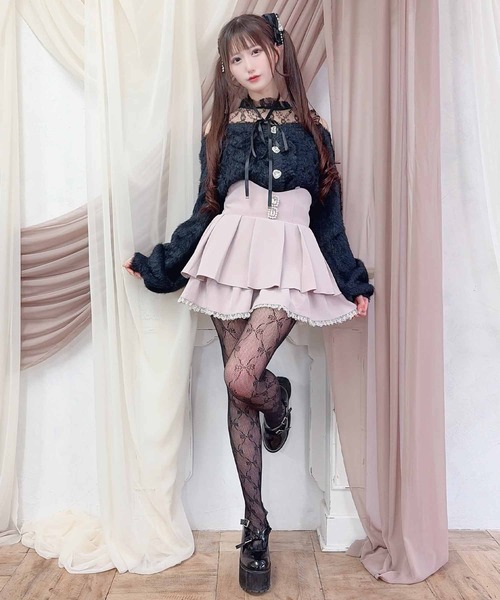 MA*RS（アメーバーマーズ）の「ビジュー付き二段フリルスカパン