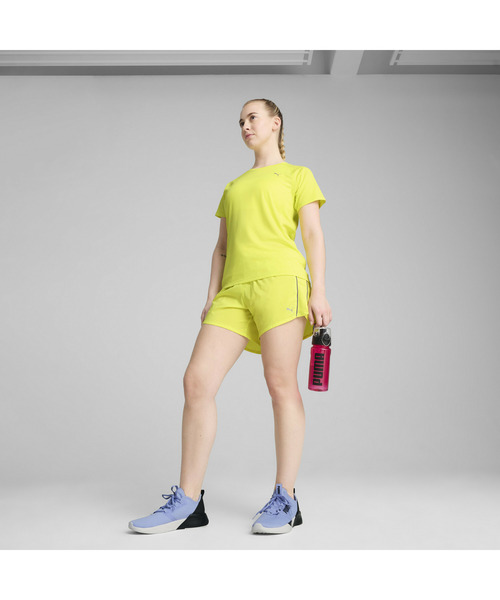 PUMA（プーマ）の「PUMA プーマ ウィメンズ ランニング ラン ヴェロシティ 半袖 Tシャツ RUN  VELO（Tシャツ/カットソー・レディース・ブラック/ピンク系その他/レモンイエロー・MEDIUM/LARGE/SMALL/XX-LARGE/X-LARGE）」の8枚目の写真