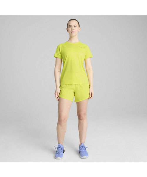 PUMA（プーマ）の「PUMA プーマ ウィメンズ ランニング ラン ヴェロシティ 半袖 Tシャツ RUN  VELO（Tシャツ/カットソー・レディース・ブラック/ピンク系その他/レモンイエロー・MEDIUM/LARGE/SMALL/XX-LARGE/X-LARGE）」の9枚目の写真