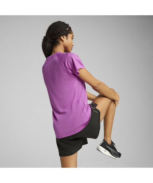 PUMA（プーマ）の「PUMA プーマ ウィメンズ ランニング ラン ヴェロシティ 半袖 Tシャツ RUN  VELO（Tシャツ/カットソー・レディース・ブラック/ピンク系その他/レモンイエロー・MEDIUM/LARGE/SMALL/XX-LARGE/X-LARGE）」の16枚目の写真