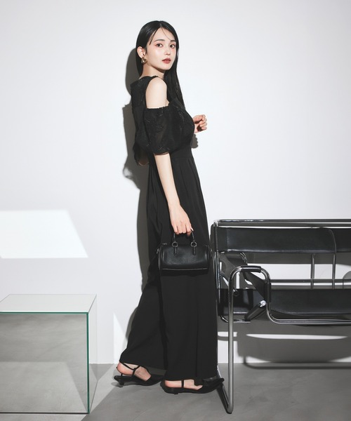 GIRL 2wayパーティドレス　パンツドレス　お呼ばれ GIRL DRESS FOR NOW パンツドレス 「2WAY 着回しを楽しめる