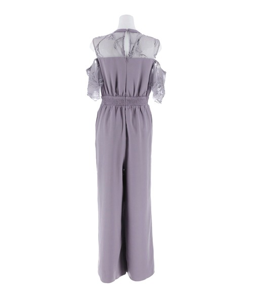 darial（ダリアル）の「【darial】揺れ×着回しで差がつくパンツドレス / 2way fringe lace pants dress 2way フリンジ レース パンツドレス お呼ばれ 結婚式 二次会 成人式 同窓会 セレモニードレス パーティドレス オケージョンドレス（パンツドレス・レディース・ブルー/ブラック/キャメル・L/M/S）」の22枚目の写真