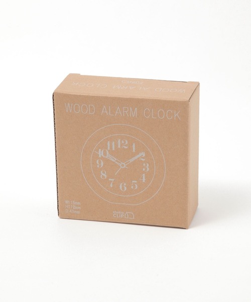 木製アラームクロック（置時計）｜studio CLIP（スタディオクリップ