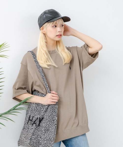 U.S. POLO ASSN.(ユーエスポロアッスン)の「【U.S. POLO ASSN./ユーエスポロアッスン】ワンポイントニットTシャツ(Tシャツ/カットソー・メンズ・ベージュ/カーキ/ブラック/ダークブルー・L/M)」の14枚目の写真