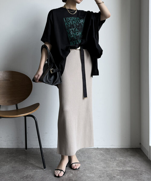 Dou Dou【WEB限定】LOGRARロゴTEE オーバーサイズ WEB限定】LOGRARロゴTEE（Tシャツ/カットソー）｜DouDou