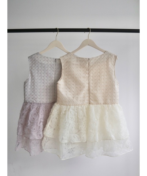 トップス jumelle mix tiered tunic mix tiered tunic（チュニック）｜jumelle（ジュメロ）の