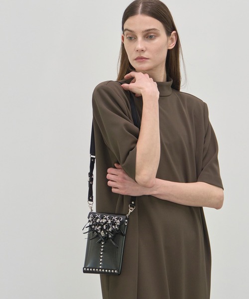 TOGA PULLA/トーガプルラ】Leather shoulder pouch/レザー