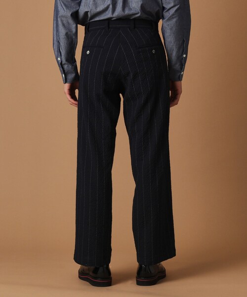 40ｃｔ＆525（フォーティーカラッツアンドゴーニーゴ）の「ウールサッカーストライプパンツ（その他パンツ・メンズ・ネイビー系2・01/02/03/04）」の6枚目の写真