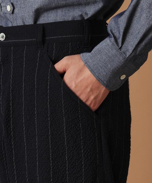 40ｃｔ＆525（フォーティーカラッツアンドゴーニーゴ）の「ウールサッカーストライプパンツ（その他パンツ・メンズ・ネイビー系2・01/02/03/04）」の9枚目の写真