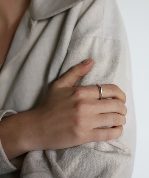 TEN.(テン)の「SILVER925 トゥーフェイスリング(リング・レディース・シルバー・#13/#11/#9/#15)」の2枚目の写真