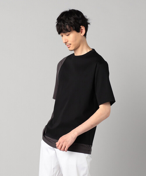 COMME CA MEN(コムサメン)の「カラーブロック Tシャツ(Tシャツ/カットソー・メンズ・ホワイト/ネイビー/ブラック・M/L)」の11枚目の写真