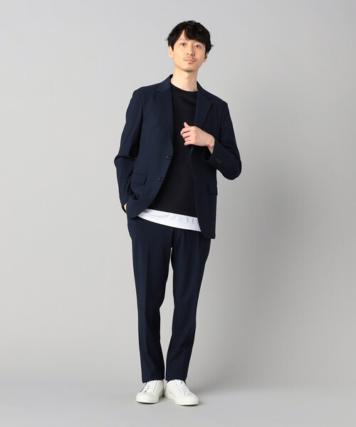 COMME CA MEN(コムサメン)の「カラーブロック Tシャツ(Tシャツ/カットソー・メンズ・ホワイト/ネイビー/ブラック・M/L)」の12枚目の写真