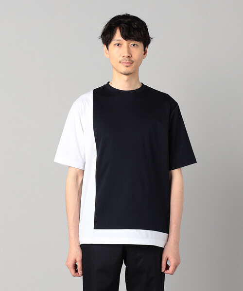 COMME CA MEN(コムサメン)の「カラーブロック Tシャツ(Tシャツ/カットソー・メンズ・ホワイト/ネイビー/ブラック・M/L)」の18枚目の写真