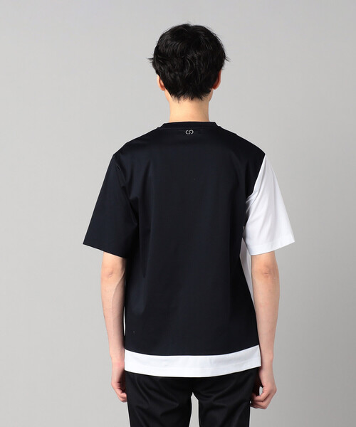 COMME CA MEN(コムサメン)の「カラーブロック Tシャツ(Tシャツ/カットソー・メンズ・ホワイト/ネイビー/ブラック・M/L)」の20枚目の写真