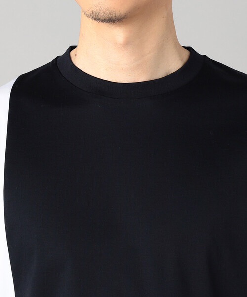 COMME CA MEN(コムサメン)の「カラーブロック Tシャツ(Tシャツ/カットソー・メンズ・ホワイト/ネイビー/ブラック・M/L)」の21枚目の写真