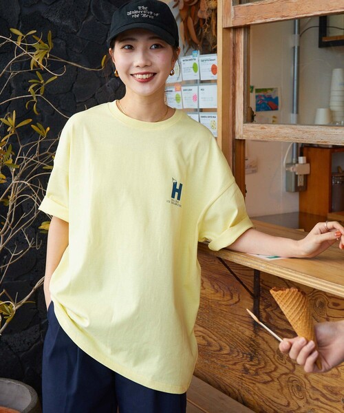 人気Lサイズ】Keboz 限定 フリークスストア パイルビッグロゴ イエロー