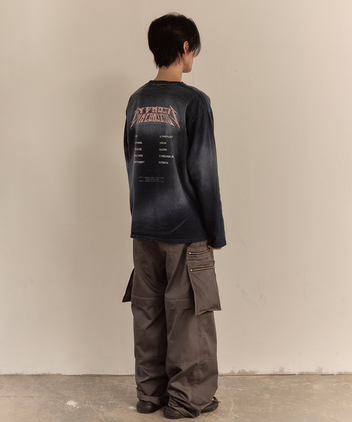 LIBERE（リベーレ）の「LIBERE リベーレ / MULTI ZIP POCKET PANTS ワイドシルエット2WAYカーゴパンツ / 251309-251310-251311（カーゴパンツ・メンズ・チャコール/ブラック/カモフラージュ・MEDIUM/SMALL/LARGE）」の19枚目の写真