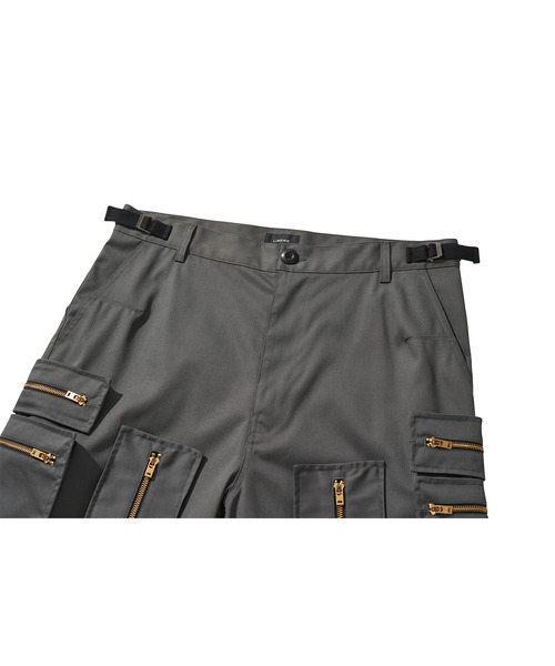 LIBERE リベーレ MULTI POCKET PANTS カーゴパンツ LIBERE リベーレ / MULTI ZIP POCKET PANTS ワイドシルエット