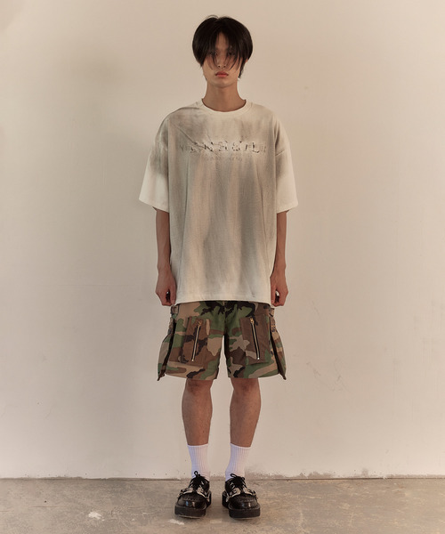 LIBERE（リベーレ）の「LIBERE リベーレ / MULTI ZIP POCKET PANTS ワイドシルエット2WAYカーゴパンツ / 251309-251310-251311（カーゴパンツ・メンズ・チャコール/ブラック/カモフラージュ・MEDIUM/SMALL/LARGE）」の21枚目の写真