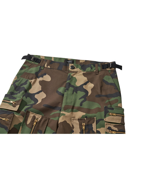 LIBERE（リベーレ）の「LIBERE リベーレ / MULTI ZIP POCKET PANTS ワイドシルエット2WAYカーゴパンツ / 251309-251310-251311（カーゴパンツ・メンズ・チャコール/ブラック/カモフラージュ・MEDIUM/SMALL/LARGE）」の17枚目の写真