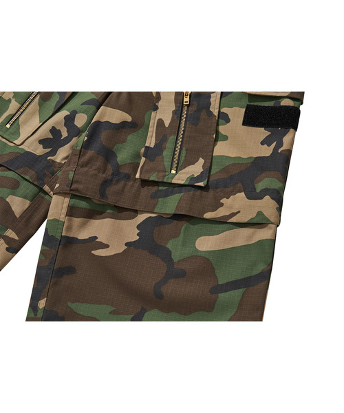 LIBERE（リベーレ）の「LIBERE リベーレ / MULTI ZIP POCKET PANTS ワイドシルエット2WAYカーゴパンツ / 251309-251310-251311（カーゴパンツ・メンズ・チャコール/ブラック/カモフラージュ・MEDIUM/SMALL/LARGE）」の13枚目の写真