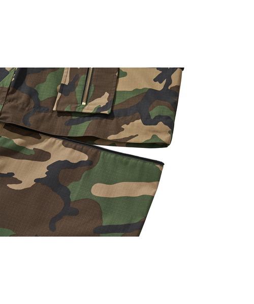 LIBERE（リベーレ）の「LIBERE リベーレ / MULTI ZIP POCKET PANTS ワイドシルエット2WAYカーゴパンツ / 251309-251310-251311（カーゴパンツ・メンズ・チャコール/ブラック/カモフラージュ・MEDIUM/SMALL/LARGE）」の11枚目の写真